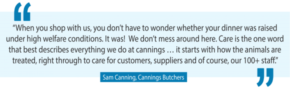 Ethical butcher, Sam Canning, used to be a vegetarian … Now he runs six fancy butcher shops in Melbourne’s most affluent suburbs