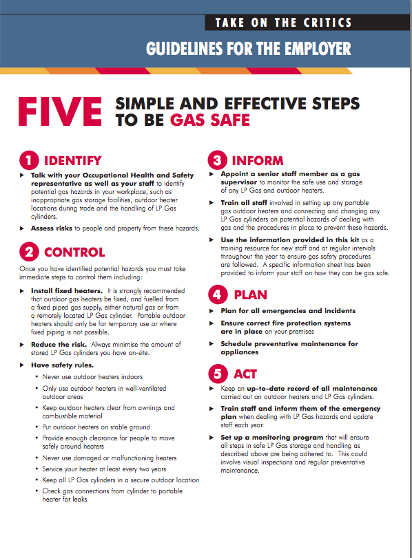 Five Simple and Effective Steps to be Gas Safe TSBI