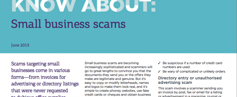small business scams